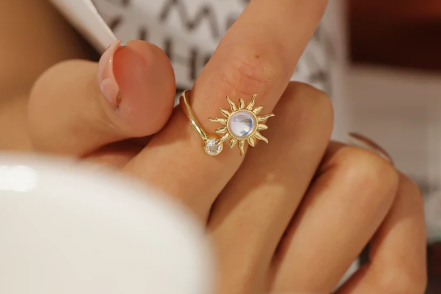 Designer Sun Movement Rings